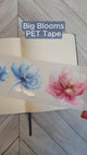 Pet Tape - MIC - Big Blooms Glossy & Embossed 60 mm