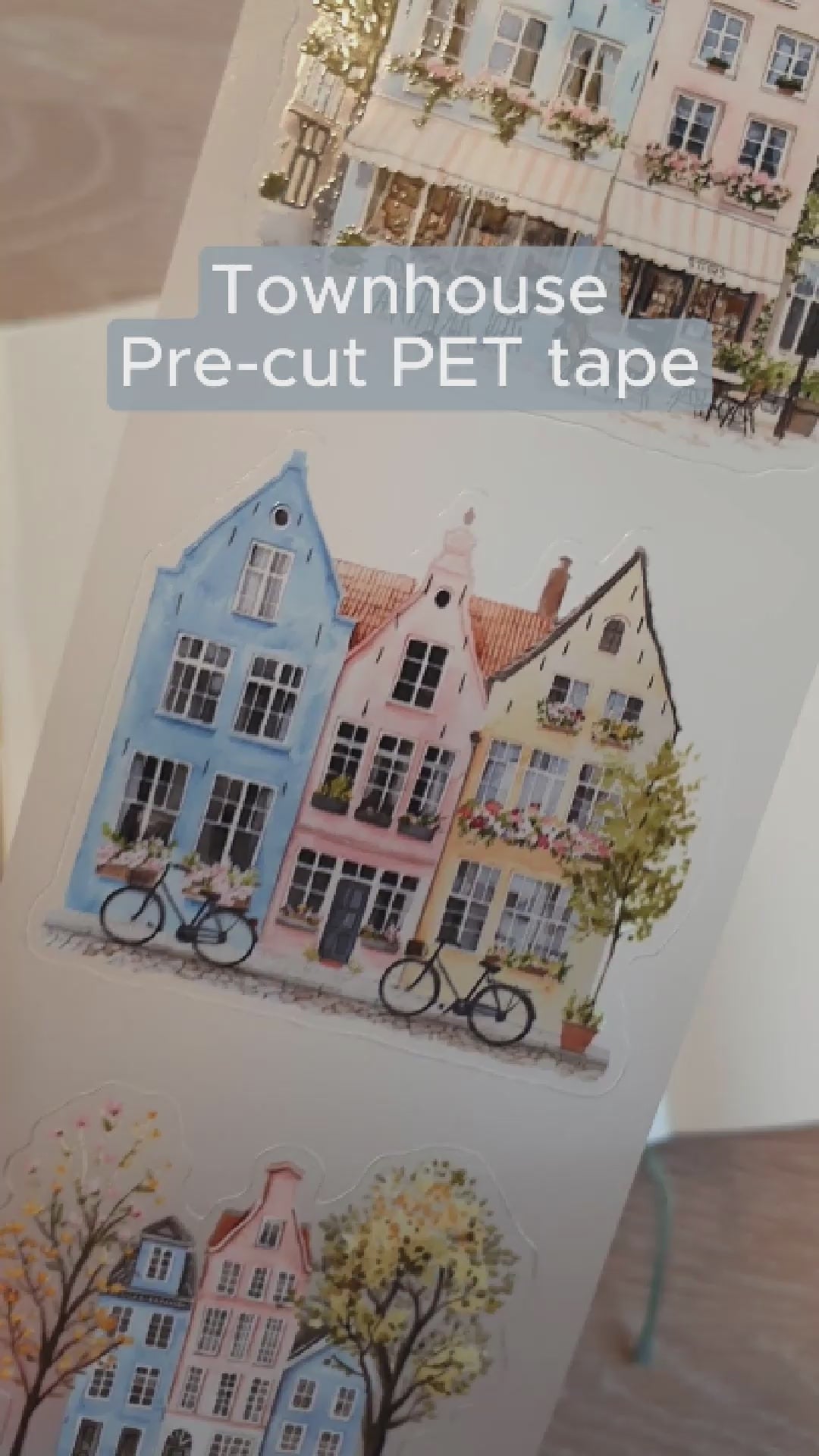 Pet Tape Pre-cut - MIC - Townhouse 3D Glossy 70 mm