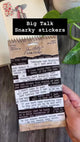 Sticker Book Tim Holtz - Big Talk Snarky Stickers