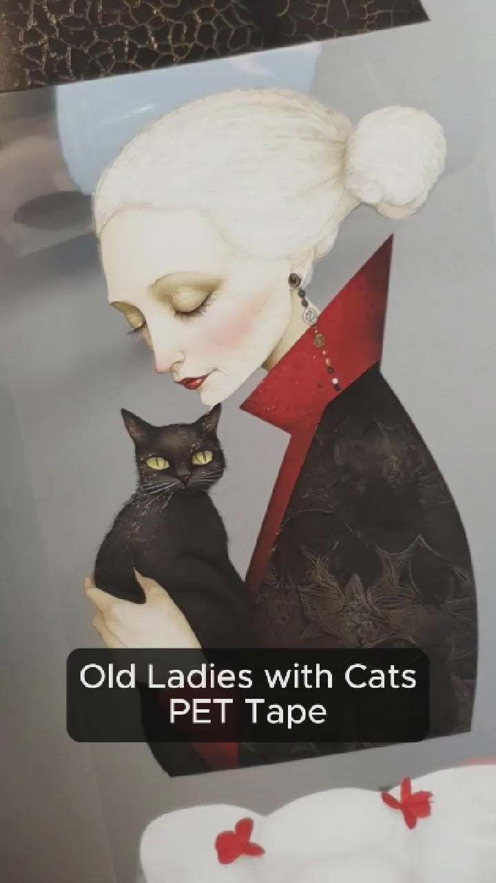 Pet Tape - Lana - 70 mm - Old Ladies with Cats