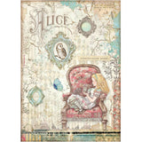 Rice Paper A4 - Alice - 6 - pack - 7 - Stamperia - Tidformera