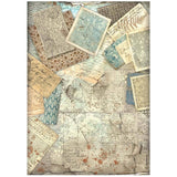 Rice Paper A4 - Alterego - 6 - pack - 7 - Stamperia - Tidformera