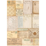 Rice Paper A4 - Golden Harmony - 6 - pack - 4 - Stamperia - Tidformera