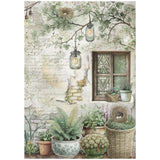 Rice Paper A4 - Herbarium Silvae - 6 - pack - 5 - Stamperia - Tidformera