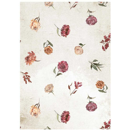 Rice Paper A6 - 8-pack - Backgrounds - Our Way - 3 - Stamperia - Tidformera