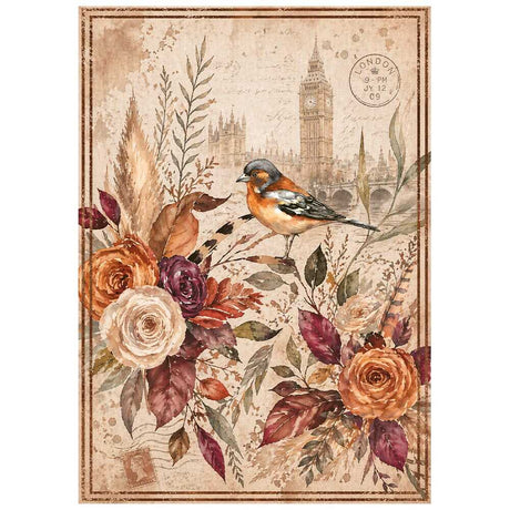 Rice Paper A6 - 8-pack - Our Way - 6 - Stamperia - Tidformera