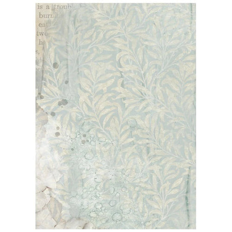 Rice Paper A6 - Backgrounds - 8 - pack - Secret Diary - 7 - Stamperia - Tidformera