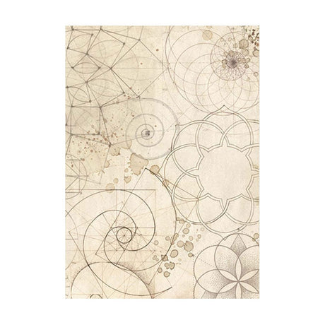 Rice Paper A6 - Forest - 8 - pack - 8 - Stamperia - Tidformera