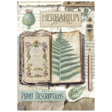Rice Paper A6 - Herbarium Silvae - Mini - 8 - pack - 6 - Stamperia - Tidformera