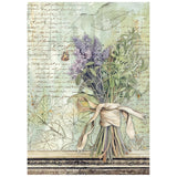 Rice Paper A6 - Herbarium Silvae - Mini - 8 - pack - 4 - Stamperia - Tidformera
