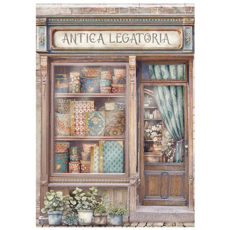 Rice Paper A6 - Venice City of Art - 8 - pack - 2 - Stamperia - Tidformera