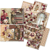 Rice Paper Art set - A5 - 8 - pack - Book Lovers - 1 - Ciao Bella - Tidformera