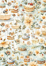 Rice Paper Art set - A5 - 8 - pack - CookBook - 7 - Ciao Bella - Tidformera