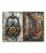 Rice Paper Decoupage A4 10-pack - Steampunk - 8 - Paper Designs - Tidformera