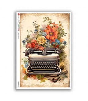 Rice Paper Decoupage - A5 - OLD OBJECTS 0039 - 1 - Paper Designs - Tidformera