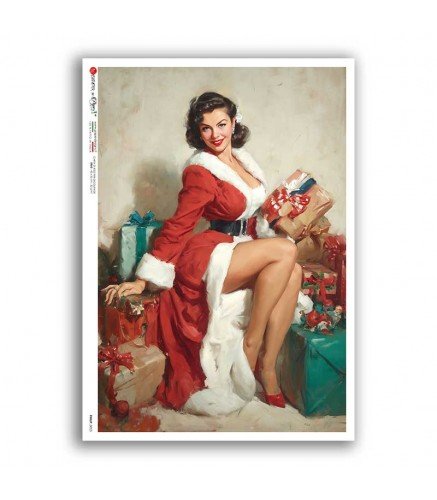Rice Paper Decoupage - A5 - PINUP 0053 - 1 - Paper Designs - Tidformera