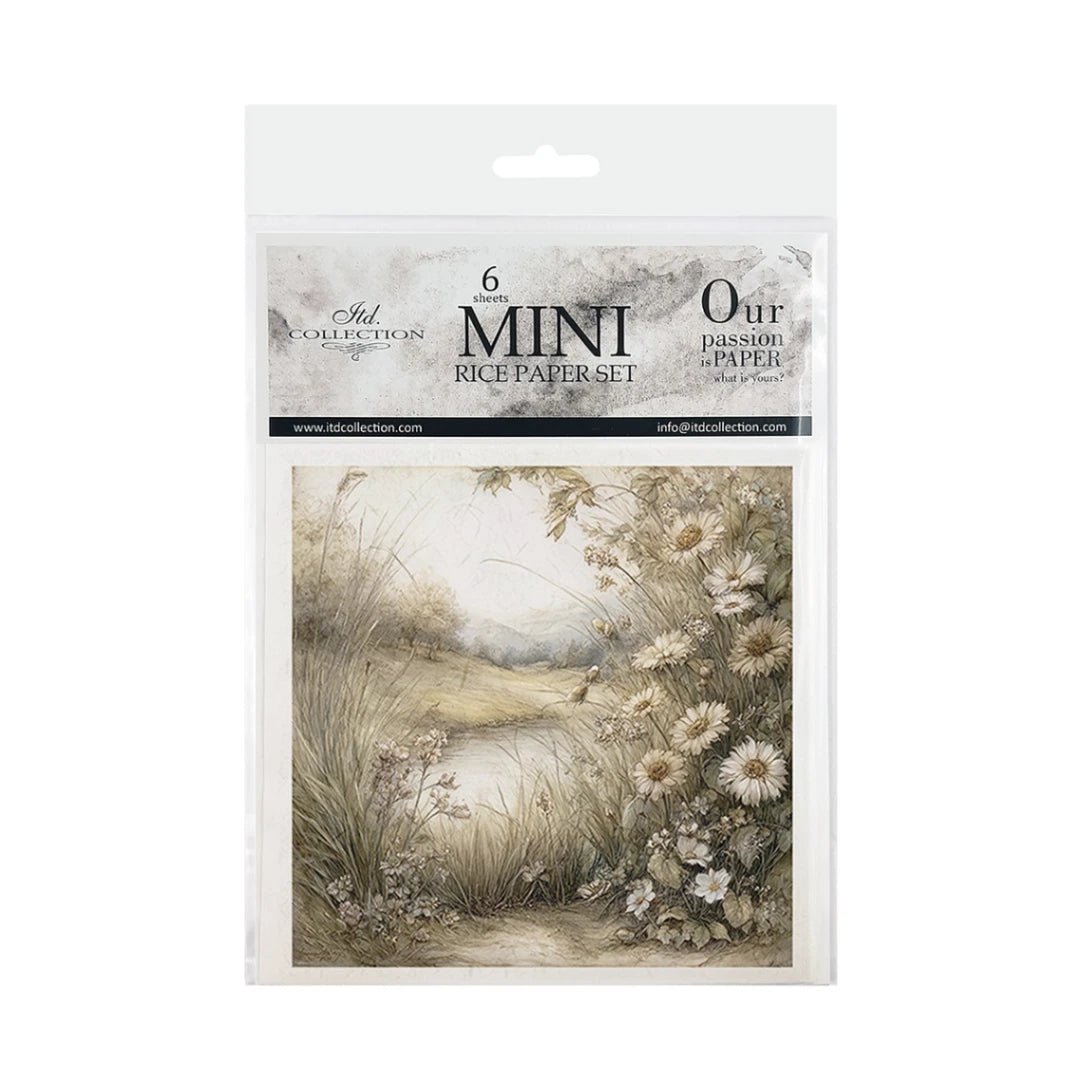 Rice paper Set - 15 x 15 - Spring Days - 1 - ITD Collection - Tidformera