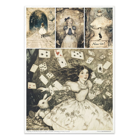 Rice paper set - A4 - Alice's Magic Vol. 1 - 12 - ITD Collection - Tidformera