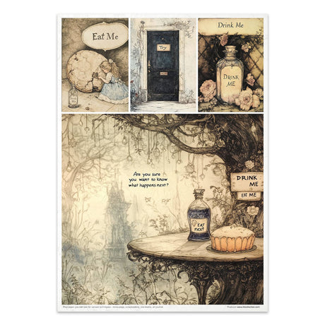 Rice paper set - A4 - Alice's Magic Vol. 1 - 3 - ITD Collection - Tidformera