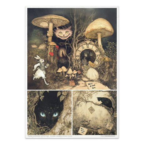 Rice paper set - A4 - Alice's Magic Vol. 1 - 7 - ITD Collection - Tidformera