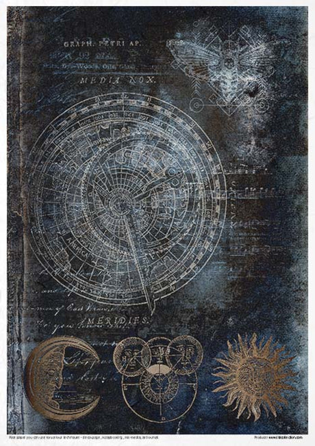 Rice paper set - A4 - An Undiscovered Magical World - 9 - ITD Collection - Tidformera