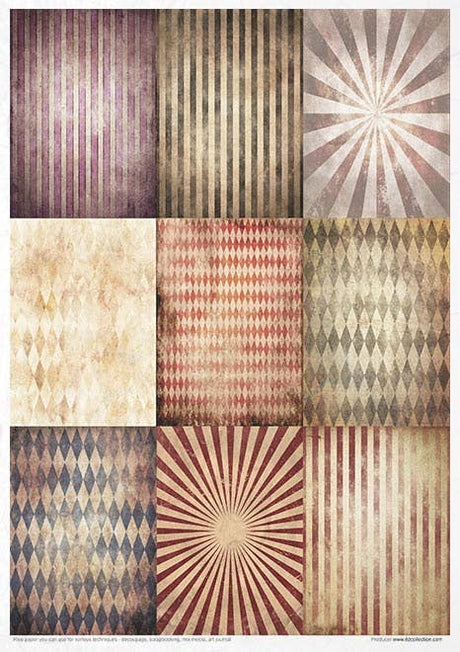 Rice paper set - A4 - Carnival - 7 - ITD Collection - Tidformera