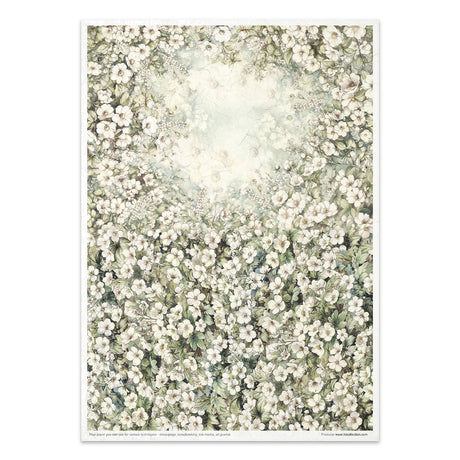 Rice paper set - A4 - Cottage in the Country - 7 - ITD Collection - Tidformera