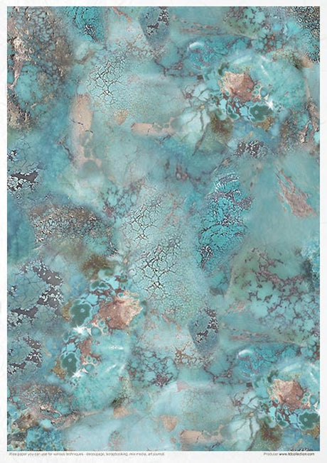 Rice paper set - A4 - Gemstones - 8 - ITD Collection - Tidformera
