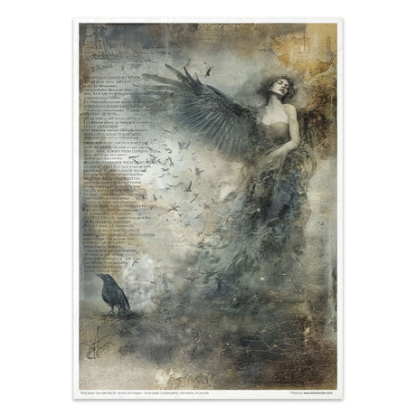 Rice paper set - A4 - Light & Shadow - 11 - ITD Collection - Tidformera