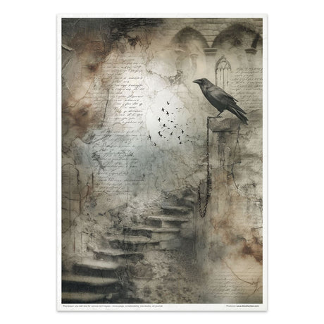 Rice paper set - A4 - Light & Shadow - 3 - ITD Collection - Tidformera