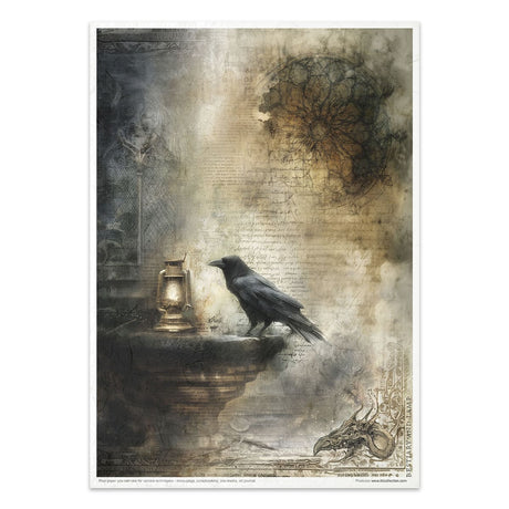 Rice paper set - A4 - Light & Shadow - 7 - ITD Collection - Tidformera