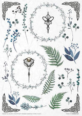 Rice paper set - A4 - The Elven valley - 9 - ITD Collection - Tidformera