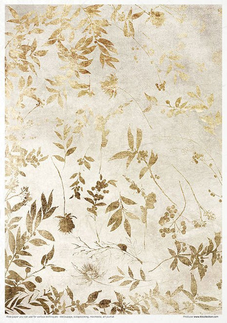 Rice paper set - A4 - Vintage Tapestry - 7 - ITD Collection - Tidformera