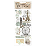 Rub - on Around the World - Monuments - 1 - Stamperia - Tidformera