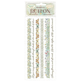 Rub - on - Daisy Art - Stripes - 1 - Stamperia - Tidformera