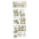 Rub - on - Herbarium Silvae - Botanical books - 1 - Stamperia - Tidformera