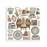 Rub-On Kit 15,5 x 15,5 cm - Symphony - 3 - Stamperia - Tidformera