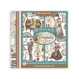 Rub-On Kit 15,5 x 15,5 cm - Symphony - 1 - Stamperia - Tidformera