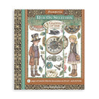 Rub - On Selection 20,5 x 23 cm - Gardens of Time - 1 - Stamperia - Tidformera