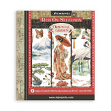 Rub-On Selection 20,5 x 23 cm - Oriental garden - 1 - Stamperia - Tidformera