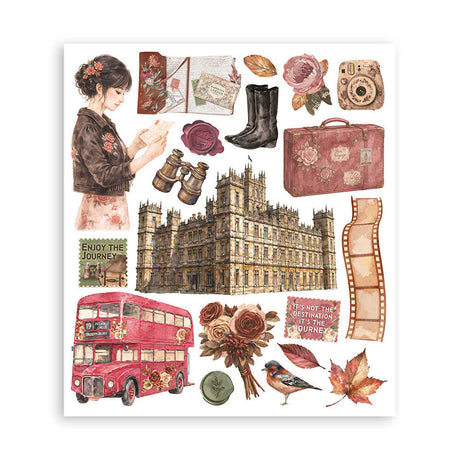Rub-On Selection 20,5 x 23 cm - Our Way - 4 - Stamperia - Tidformera