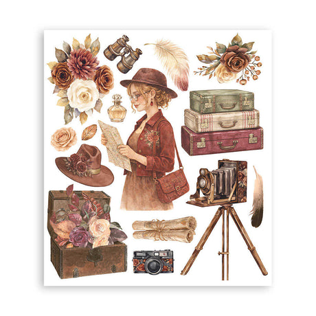 Rub-On Selection 20,5 x 23 cm - Our Way - 7 - Stamperia - Tidformera