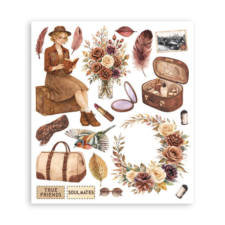 Rub-On Selection 20,5 x 23 cm - Our Way - 5 - Stamperia - Tidformera