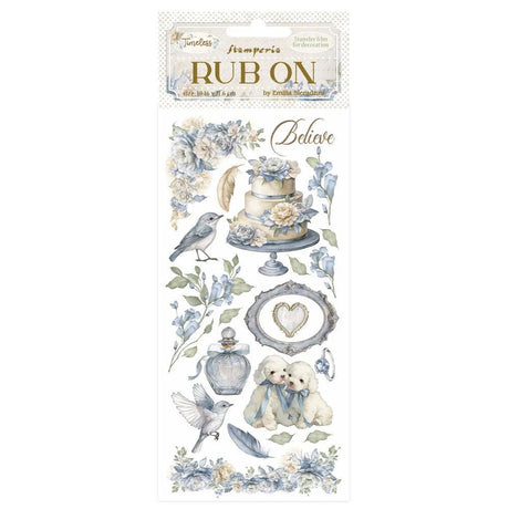 Rub - on - Timeless - Cake - 1 - Stamperia - Tidformera