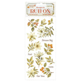 Rub - on - Whispering Woods - Magnolia - 1 - Stamperia - Tidformera