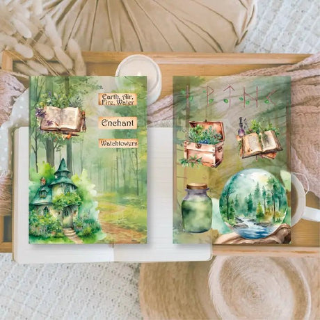 Scrap Paper 7,4 x 10,5 - Earth Witches - 4 - Plan & Plot Studio - Tidformera