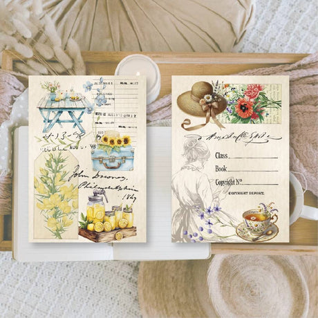 Scrap Paper 7,4 x 10,5 - Scent of Summer - 3 - Plan & Plot Studio - Tidformera