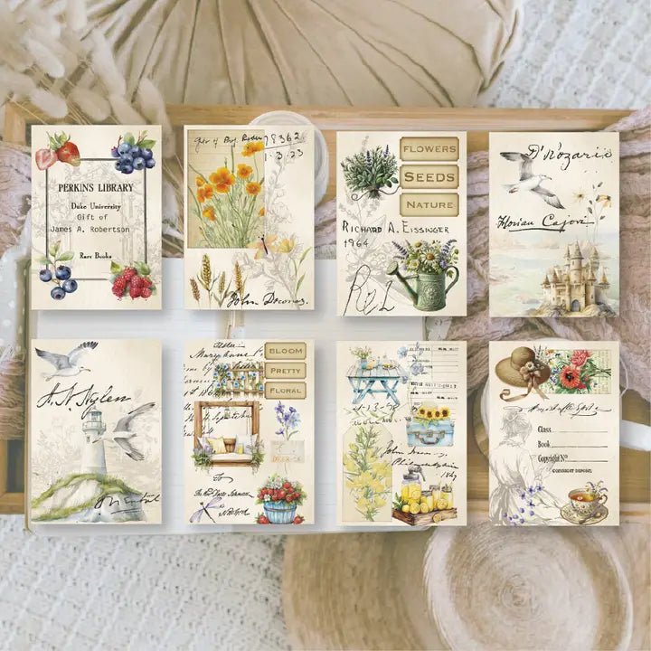 Scrap Paper 7,4 x 10,5 - Scent of Summer - 1 - Plan & Plot Studio - Tidformera