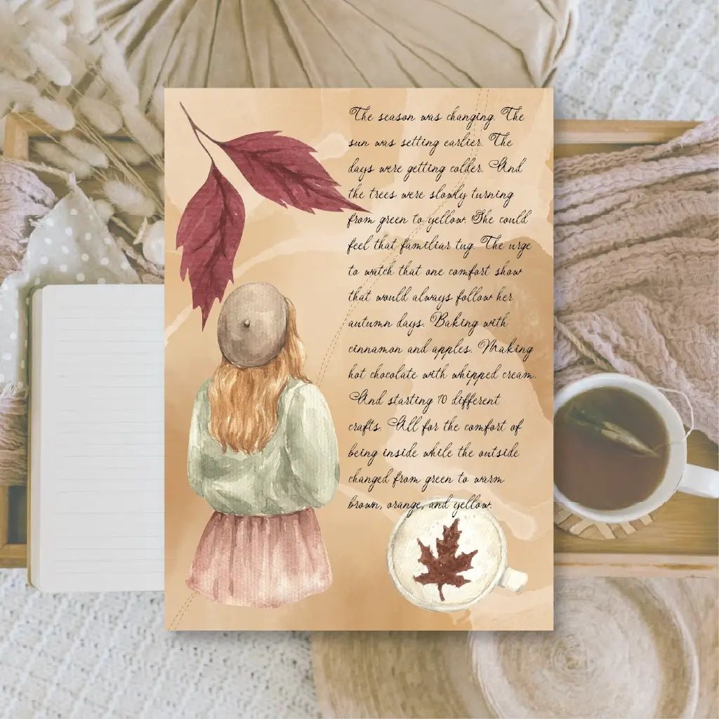 Scrapbook Paper 10,5 x 14,8 - Cozy Autumn - 9 - Plan & Plot Studio - Tidformera