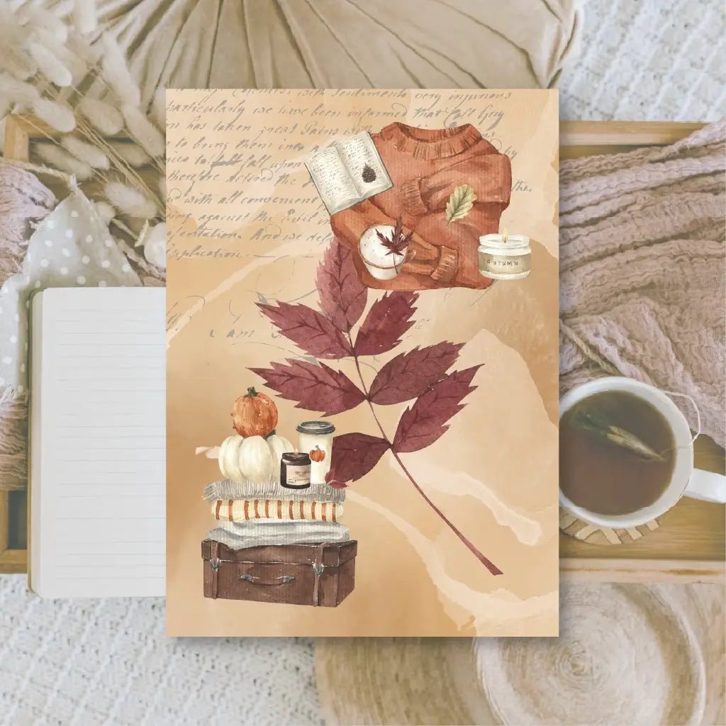 Scrapbook Paper 10,5 x 14,8 - Cozy Autumn - 6 - Plan & Plot Studio - Tidformera